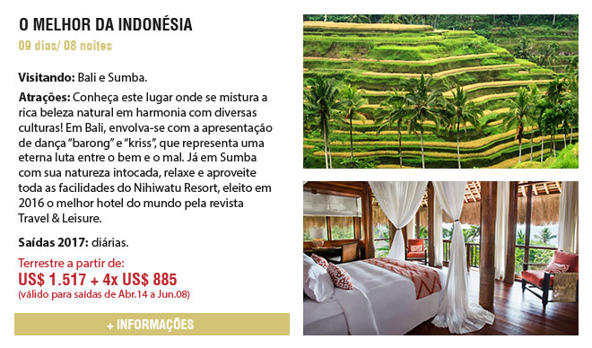 O MELHOR DA INDONÉSIA