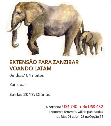 EXTENSÃO PARA ZANZIBAR VOANDO LATAM