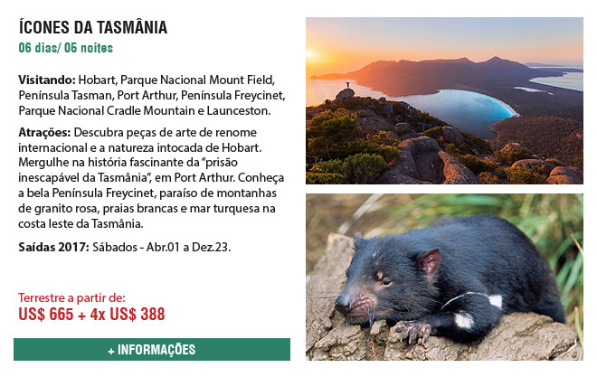 ÍCONES DA TASMÂNIA
