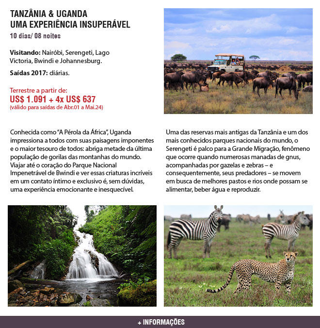 TANZÂNIA E UGANDA