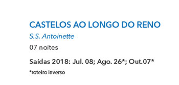 UNIWORLD, SS ANTOINETTE - CASTELOS AO LONGO DO RENO