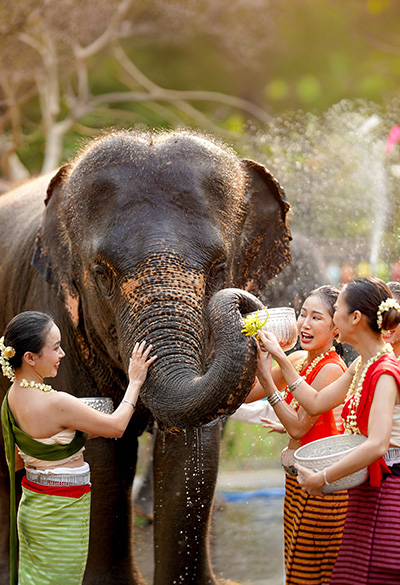Songkran Festival na Tailândia