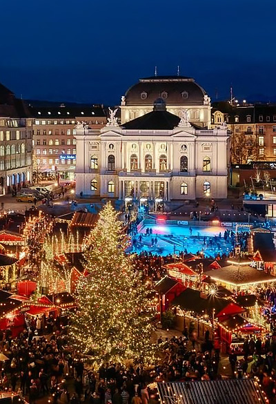 Mercados de Natal na Suíça
