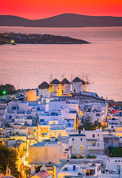 Tríade Grega: Atenas, Mykonos e Santorini